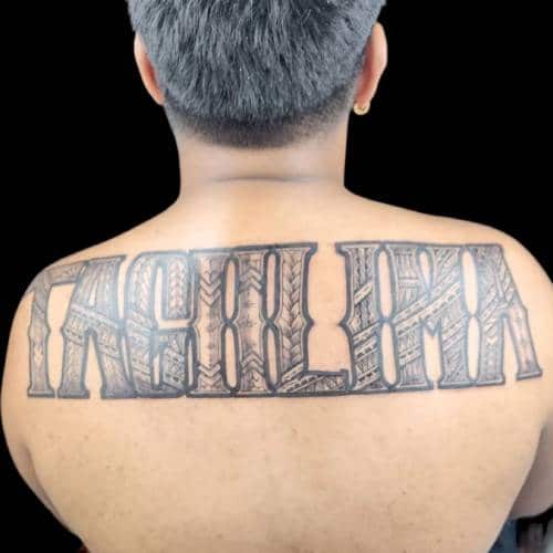 Lettering Tattoo